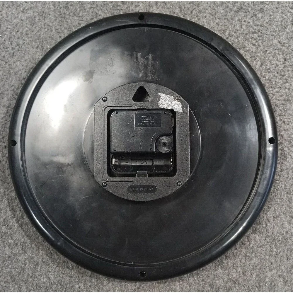 P.A.C.A Protection Body Armor Wall Clock Black Wall Mountable
